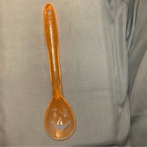 Vintage Translucent Kool-Aid Man Smiley Face Mixin’ Stick Stirring Spoon 10”